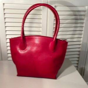 Tosca Blu red handbag